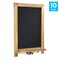Flash Furniture Torched Magnetic Tabletop/Hanging Chalkboards, 10PK 10-HFKHD-GDIS-CRE8-622315-GG - alternate 4